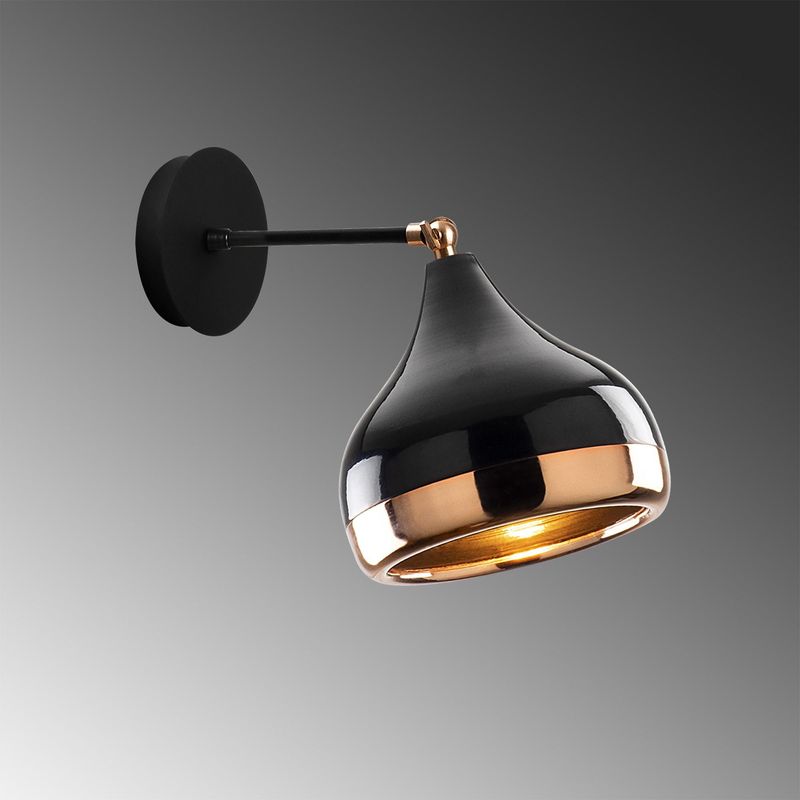 Casa si Gradina - Corpuri si surse de iluminat - Lustre si pendule - Set corpuri de iluminat, Opviq, metal, negru cupru, candelabru, lampa de podea, lampa de perete - Infinity.ro