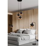 Casa si Gradina - Corpuri si surse de iluminat - Lustre si pendule - Set corpuri de iluminat, Opviq, metal, negru cupru, candelabru, lampa de podea, lampa de perete - Infinity.ro