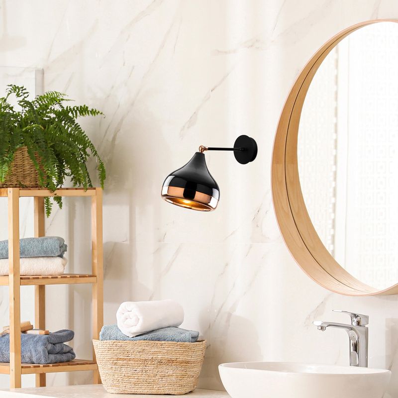 Casa si Gradina - Corpuri si surse de iluminat - Lustre si pendule - Set corpuri de iluminat, Opviq, metal, negru cupru, candelabru, lampa de podea, lampa de perete - Infinity.ro
