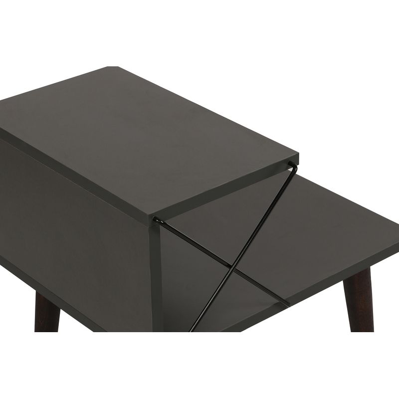 Casa si Gradina - Mobilier - Comode si corpuri - Noptiere - Noptiera, Hanah Home, pal melaminat, antracit, 50x40x55 cm, 854KLN3305 - Infinity.ro