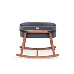 Casa si Gradina - Mobilier - Mobilier copii - Patuturi copii - Patut copii, Hanah Home, lemn de pin, negru si stejar, 90x70x58 cm - Infinity.ro