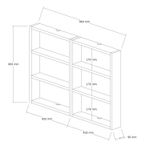 Casa si Gradina - Mobilier - Biblioteci si rafturi - Rafturi - Raft de perete, Hanah Home, pal melaminat, pin atlantic, 84.6x60x9 cm - Infinity.ro
