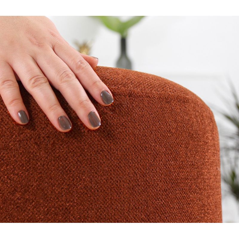 Casa si Gradina - Mobilier - Scaune si fotolii - Tabureti - Puf, Atelier Del Sofa, 100% bumbac, rosu tigla, 45x45x47 cm - Infinity.ro