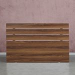Casa si Gradina - Mobilier - Paturi si accesorii - Accesorii paturi - Tablie de pat, Hanah Home, pal melaminat, nuc, 150x3x100 cm - Infinity.ro