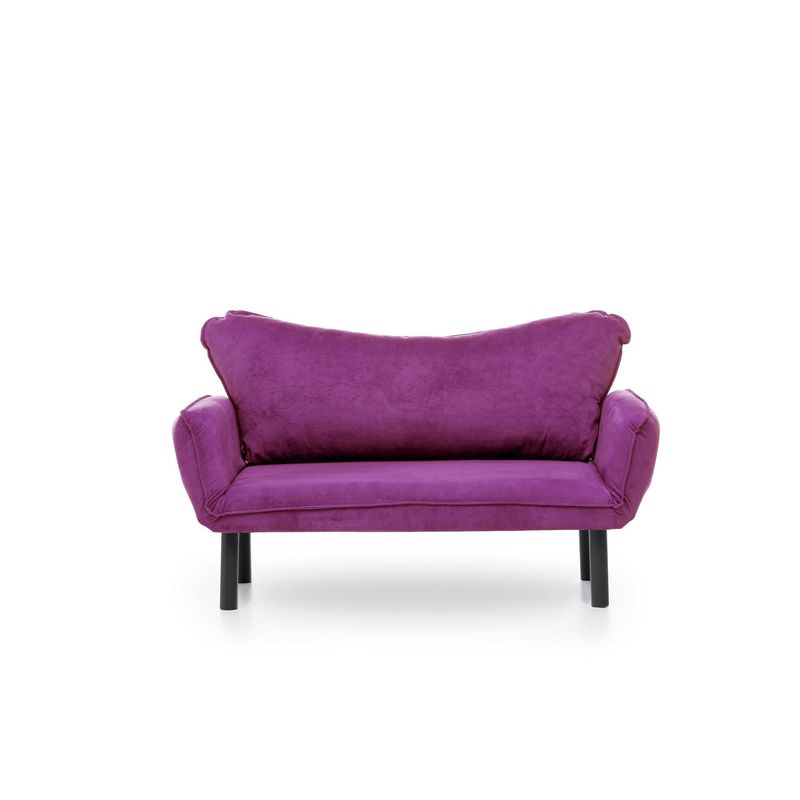 Casa si Gradina - Mobilier - Canapele si coltare - Canapele - Canapea extensibila, Atelier Del Sofa, metal, mov, 150x75x70 cm - Infinity.ro