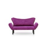 Casa si Gradina - Mobilier - Canapele si coltare - Canapele - Canapea extensibila, Atelier Del Sofa, metal, mov, 150x75x70 cm - Infinity.ro