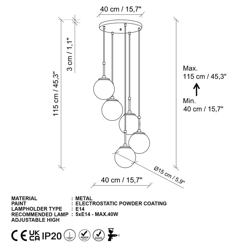 Casa si Gradina - Corpuri si surse de iluminat - Lustre si pendule - Candelabru, Opviq, metal, auriu, 40x40x115 cm - Infinity.ro