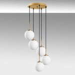 Casa si Gradina - Corpuri si surse de iluminat - Lustre si pendule - Candelabru, Opviq, metal, auriu, 40x40x115 cm - Infinity.ro