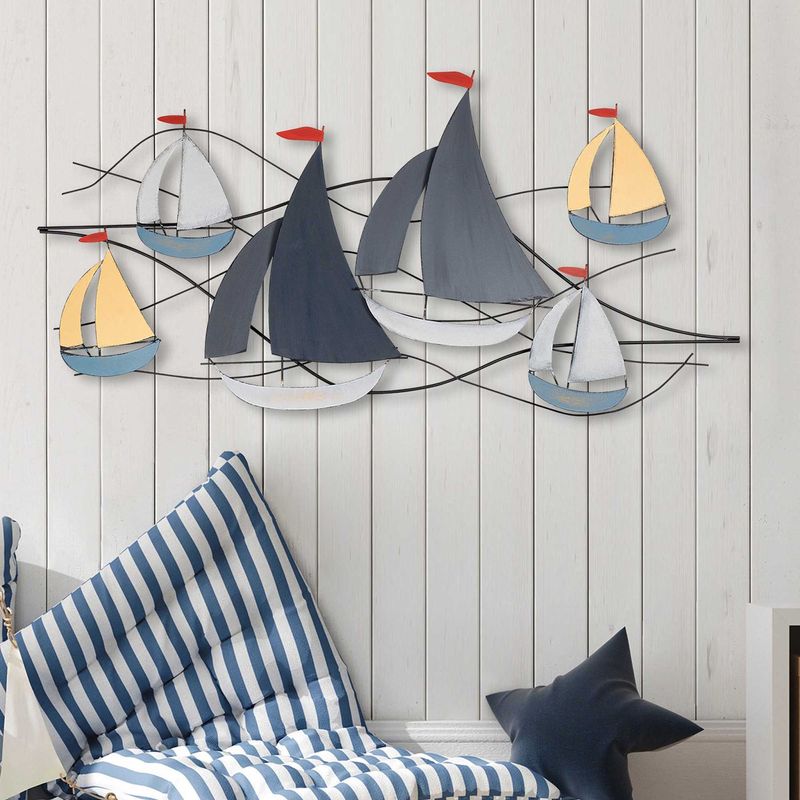 Casa si Gradina - Decoratiuni - Decoratiuni perete - Accesoriu decorativ de perete, Wallxpert, metal, multicolor, 123x60 cm - Infinity.ro