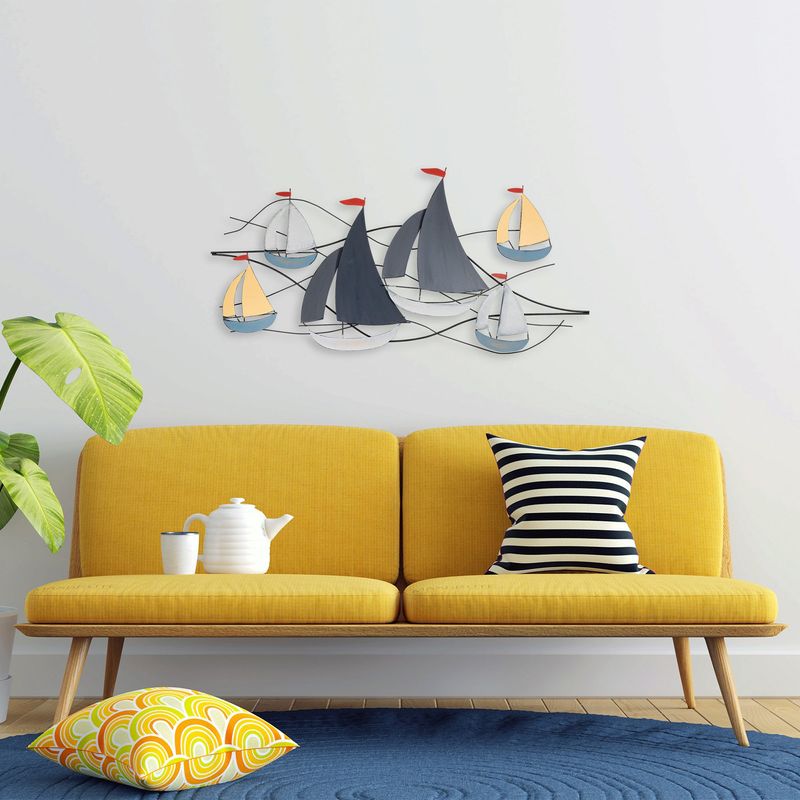 Casa si Gradina - Decoratiuni - Decoratiuni perete - Accesoriu decorativ de perete, Wallxpert, metal, multicolor, 123x60 cm - Infinity.ro