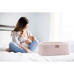 Casa si Gradina - Mobilier - Mobilier copii - Patuturi copii - Leagan pentru copii, Hanah Home, metal si lemn de pin, roz auriu, 90x70x58 cm - Infinity.ro