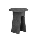 Casa si Gradina - Mobilier - Mese si birouri - Mese living - Masuta laterala, Hanah Home, pal melaminat, gri retro, 42x42x50 cm - Infinity.ro