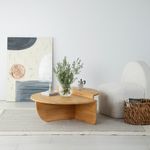 Casa si Gradina - Mobilier - Seturi de mobilier - Seturi living - Set masute de cafea, Hanah Home, lemn masiv de pin, stejar, 90x30x60 cm, 85x30x35 cm - Infinity.ro