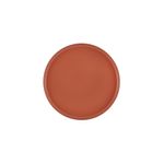 Casa si Gradina - Bucatarie si vesela - Vesela si tacamuri - Vesela pentru servire - Platou pentru prajituri, Hermia, portelan, terracota, 21x21x1 cm - Infinity.ro