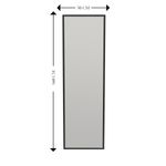 Casa si Gradina - Decoratiuni - Oglinzi - Oglinda de podea, Hanah Home, mdf, negru, 50x160x2.2 cm - Infinity.ro