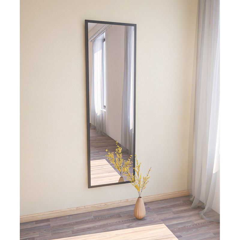 Casa si Gradina - Decoratiuni - Oglinzi - Oglinda de podea, Hanah Home, mdf, negru, 50x160x2.2 cm - Infinity.ro
