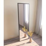 Casa si Gradina - Decoratiuni - Oglinzi - Oglinda de podea, Hanah Home, mdf, negru, 50x160x2.2 cm - Infinity.ro