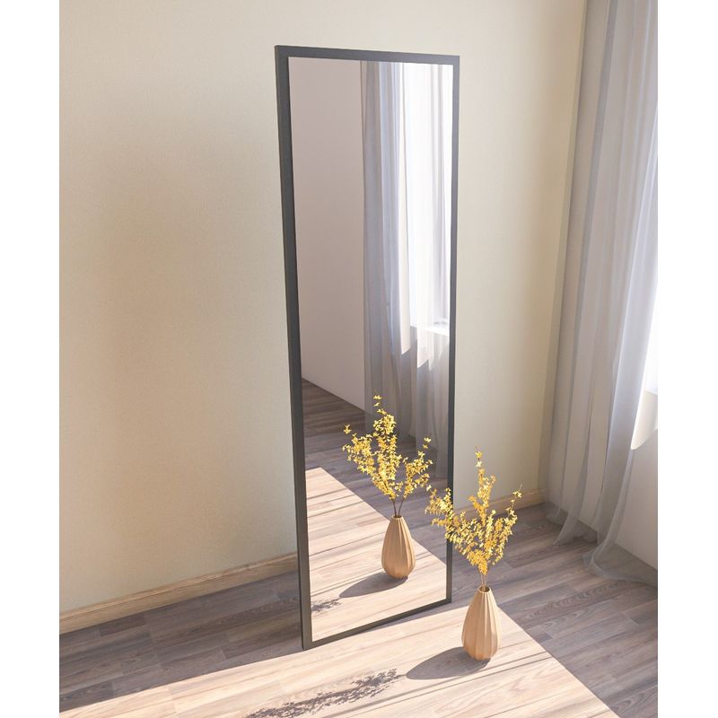 Casa si Gradina - Decoratiuni - Oglinzi - Oglinda de podea, Hanah Home, mdf, negru, 50x160x2.2 cm - Infinity.ro
