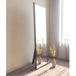 Casa si Gradina - Decoratiuni - Oglinzi - Oglinda de podea, Hanah Home, mdf, negru, 50x160x2.2 cm - Infinity.ro