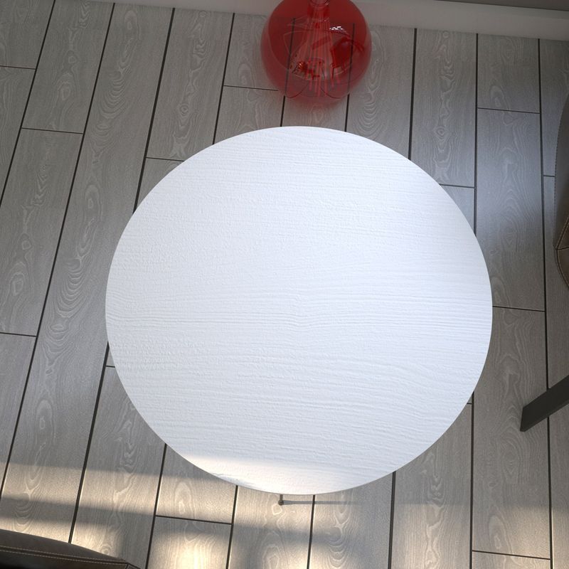 Casa si Gradina - Mobilier - Mese si birouri - Mese living - Masuta laterala, Hanah Home, pal melaminat, alb, 40x40x44 cm - Infinity.ro