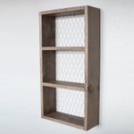 Casa si Gradina - Mobilier - Biblioteci si rafturi - Rafturi - Raft de perete, Hanah Home, lemn de molid, nuc, 30x60x9 cm - Infinity.ro