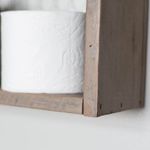 Casa si Gradina - Mobilier - Biblioteci si rafturi - Rafturi - Raft de perete, Hanah Home, lemn de molid, nuc, 30x60x9 cm - Infinity.ro