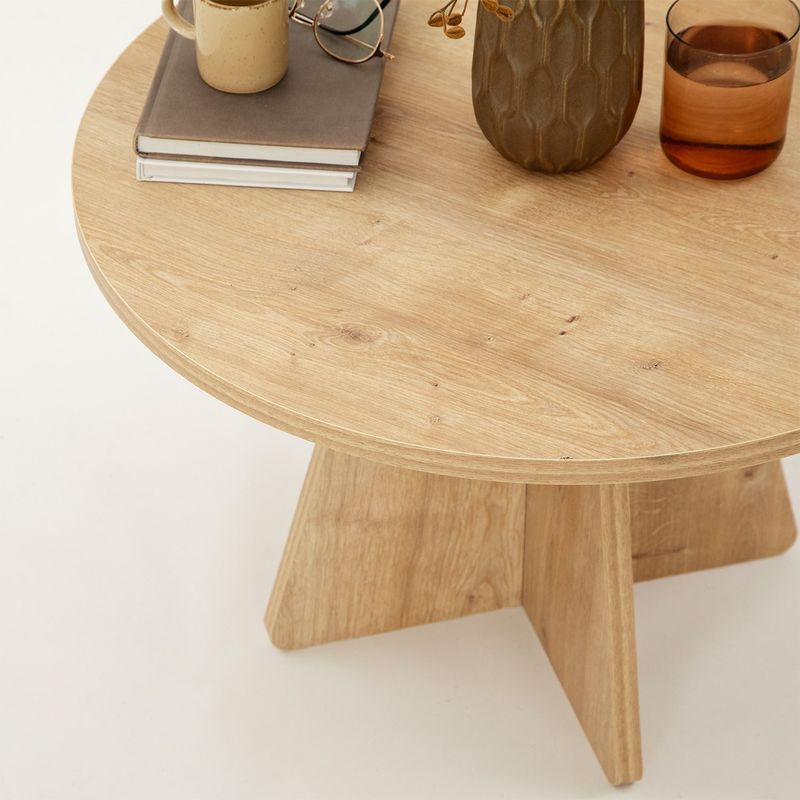 Casa si Gradina - Mobilier - Mese si birouri - Masute de cafea - Masuta de cafea, Hanah Home, pal melaminat, stejar safir, 60x60x40 cm - Infinity.ro