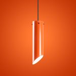 Casa si Gradina - Corpuri si surse de iluminat - Lustre si pendule - Candelabru, Opviq, metal, portocaliu, diametru 40 cm, inaltime reglabila 75-114 cm - Infinity.ro