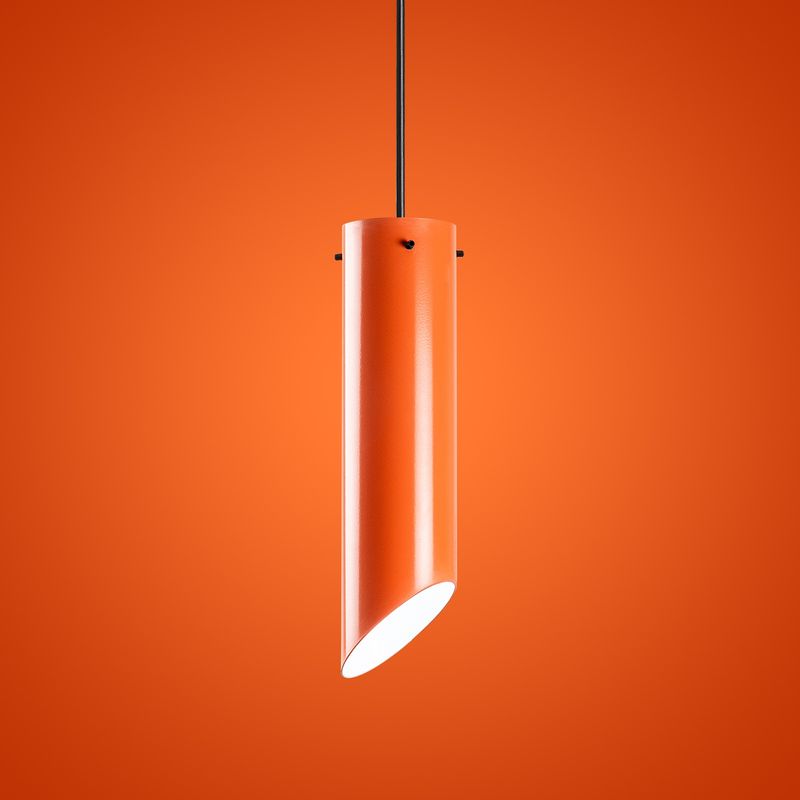 Casa si Gradina - Corpuri si surse de iluminat - Lustre si pendule - Candelabru, Opviq, metal, portocaliu, diametru 40 cm, inaltime reglabila 75-114 cm - Infinity.ro