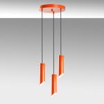Casa si Gradina - Corpuri si surse de iluminat - Lustre si pendule - Candelabru, Opviq, metal, portocaliu, diametru 40 cm, inaltime reglabila 75-114 cm - Infinity.ro
