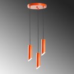 Casa si Gradina - Corpuri si surse de iluminat - Lustre si pendule - Candelabru, Opviq, metal, portocaliu, diametru 40 cm, inaltime reglabila 75-114 cm - Infinity.ro