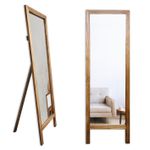 Casa si Gradina - Decoratiuni - Oglinzi - Oglinda cheval, Hanah Home, lemn, culoare lemn, 45x145 cm - Infinity.ro