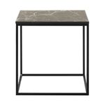 Casa si Gradina - Mobilier - Mese si birouri - Masute de cafea - Masuta de cafea, Hanah Home, pal melaminat, negru marmura, 50x50x52 cm - Infinity.ro