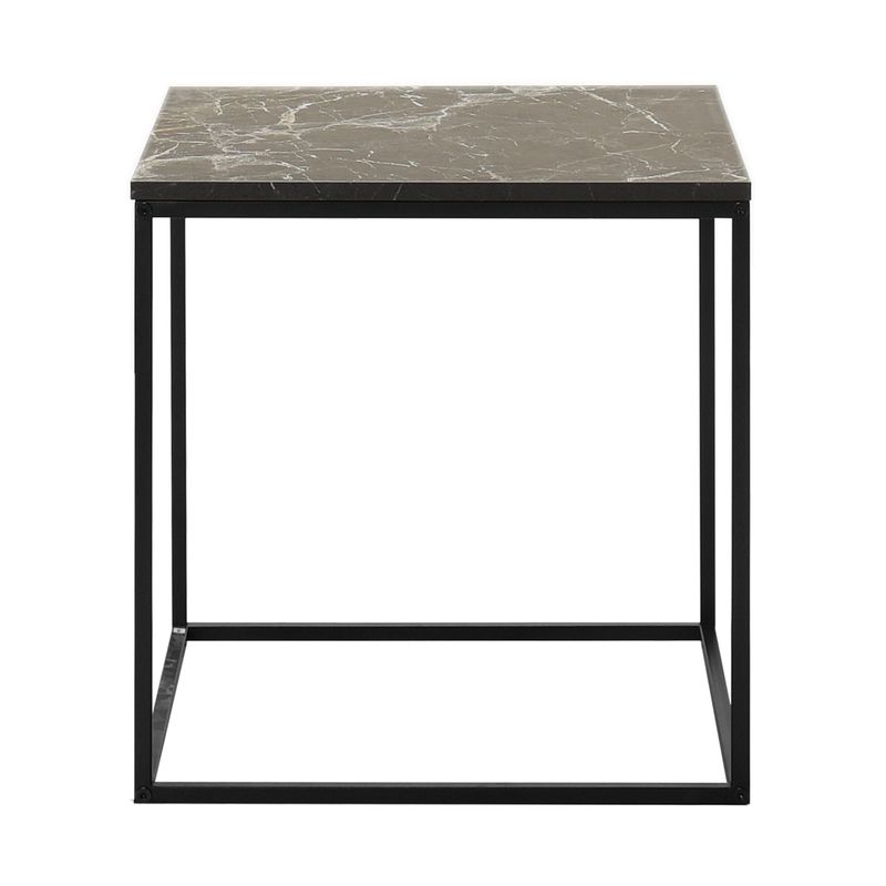Casa si Gradina - Mobilier - Mese si birouri - Masute de cafea - Masuta de cafea, Hanah Home, pal melaminat, negru marmura, 50x50x52 cm - Infinity.ro