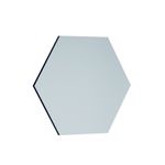 Casa si Gradina - Decoratiuni - Oglinzi - Oglinda decorativa hexagonala, Hanah Home, mdf, negru, 70x60x2,2 cm - Infinity.ro