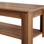 Casa si Gradina - Mobilier - Mese si birouri - Masute de cafea - Masuta de cafea, Hanah Home, pal melaminat, nuc, 104x56x47 cm - Infinity.ro