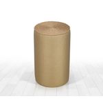 Casa si Gradina - Mobilier - Scaune si fotolii - Tabureti - Taburet, Atelier Del Sofa, bumbac si in, auriu, 31x31x52 cm - Infinity.ro