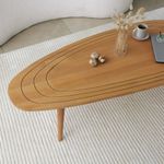 Casa si Gradina - Mobilier - Mese si birouri - Masute de cafea - Masuta de cafea, Hanah Home, lemn de pin si fag, teak, 115x50x38 cm - Infinity.ro