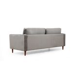 Casa si Gradina - Mobilier - Canapele si coltare - Canapele - Canapea 3 locuri, Atelier Del Sofa, lemn fag, gri deschis, 215x90x70 cm - Infinity.ro