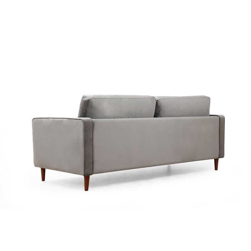 Casa si Gradina - Mobilier - Canapele si coltare - Canapele - Canapea 3 locuri, Atelier Del Sofa, lemn fag, gri deschis, 215x90x70 cm - Infinity.ro