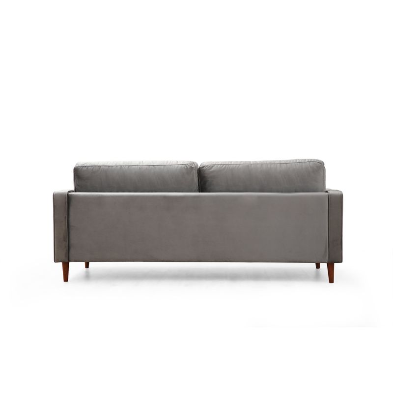 Casa si Gradina - Mobilier - Canapele si coltare - Canapele - Canapea 3 locuri, Atelier Del Sofa, lemn fag, gri deschis, 215x90x70 cm - Infinity.ro