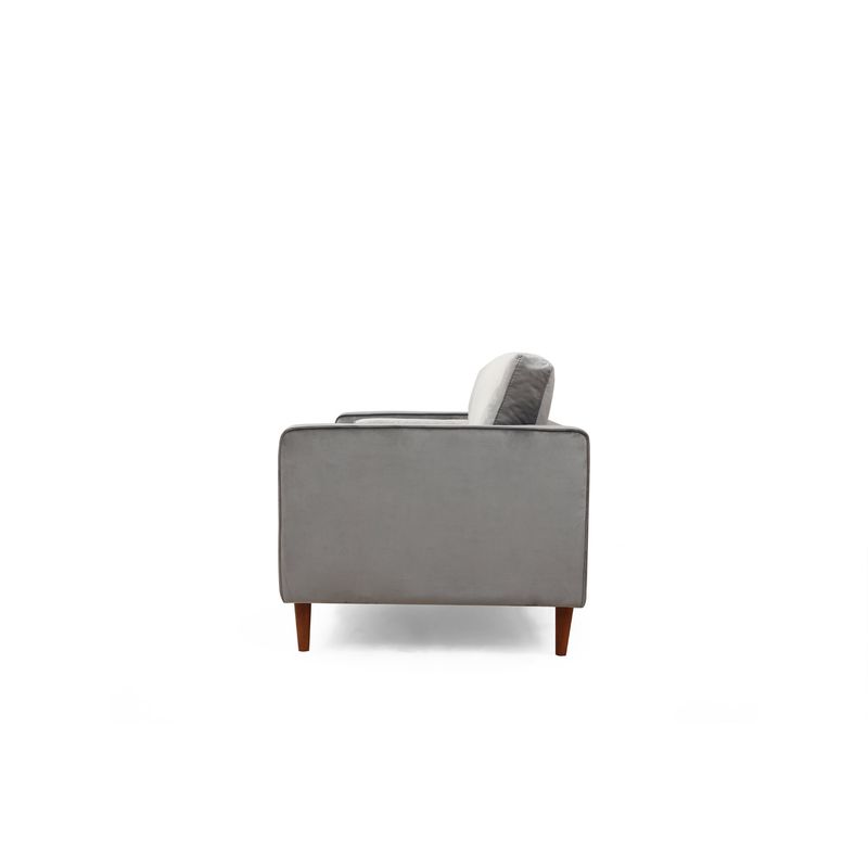 Casa si Gradina - Mobilier - Canapele si coltare - Canapele - Canapea 3 locuri, Atelier Del Sofa, lemn fag, gri deschis, 215x90x70 cm - Infinity.ro
