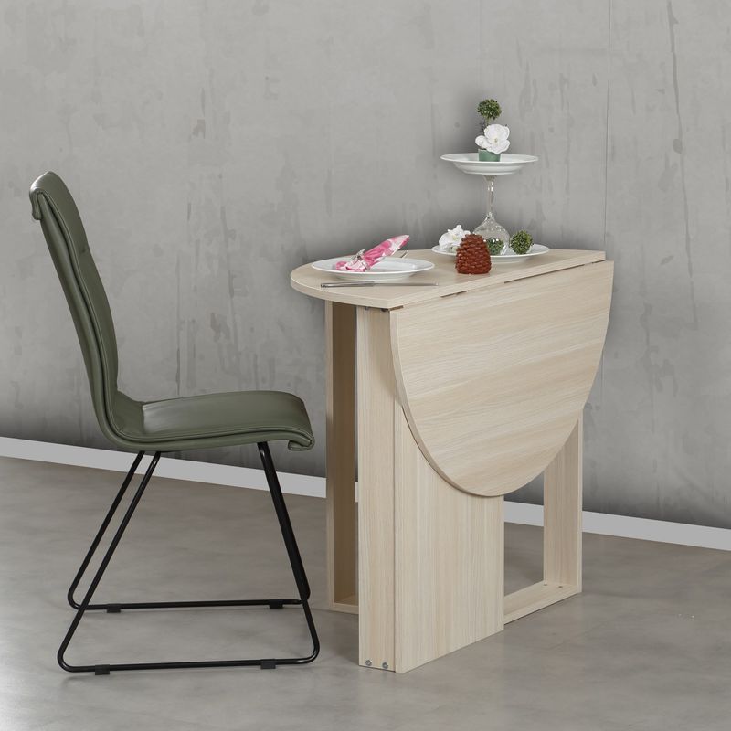 Casa si Gradina - Mobilier - Mese si birouri - Mese bucatarie si dining - Masa pliabila, Hanah Home, PAL melaminat, stejar, 90x45x77 cm - Infinity.ro