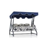 Casa si Gradina - Gradina si terasa - Balansoare si hamace - Balansoare - Balansoar de gradina, Hanah Home, metal, multicolor, 200x165x110 cm, 561CLR1739 - Infinity.ro