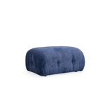 Casa si Gradina - Mobilier - Scaune si fotolii - Tabureti - Puf, Atelier Del Sofa, lemn fag si pal, albastru noapte, 95x65x75 cm - Infinity.ro