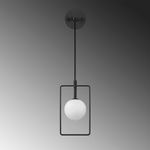 Casa si Gradina - Corpuri si surse de iluminat - Plafoniere, aplice si spoturi - Aplica, Opviq, metal, negru alb, 14x15 cm, inaltime reglabila 40-116 cm - Infinity.ro