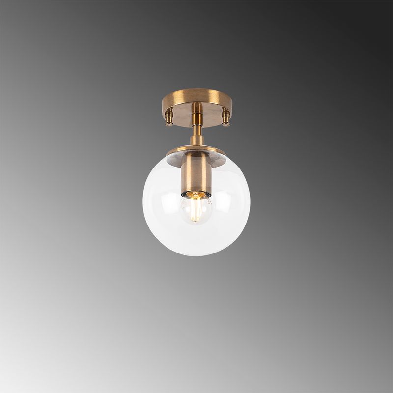 Casa si Gradina - Corpuri si surse de iluminat - Lustre si pendule - Lustra, Opviq, metal, vintage, 15x15x23 cm - Infinity.ro