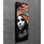 Casa si Gradina - Decoratiuni - Tablouri - Tablou canvas decorativ, Wallxpert, 100% panza, multicolor, 30x80 cm, rama lemn - Infinity.ro