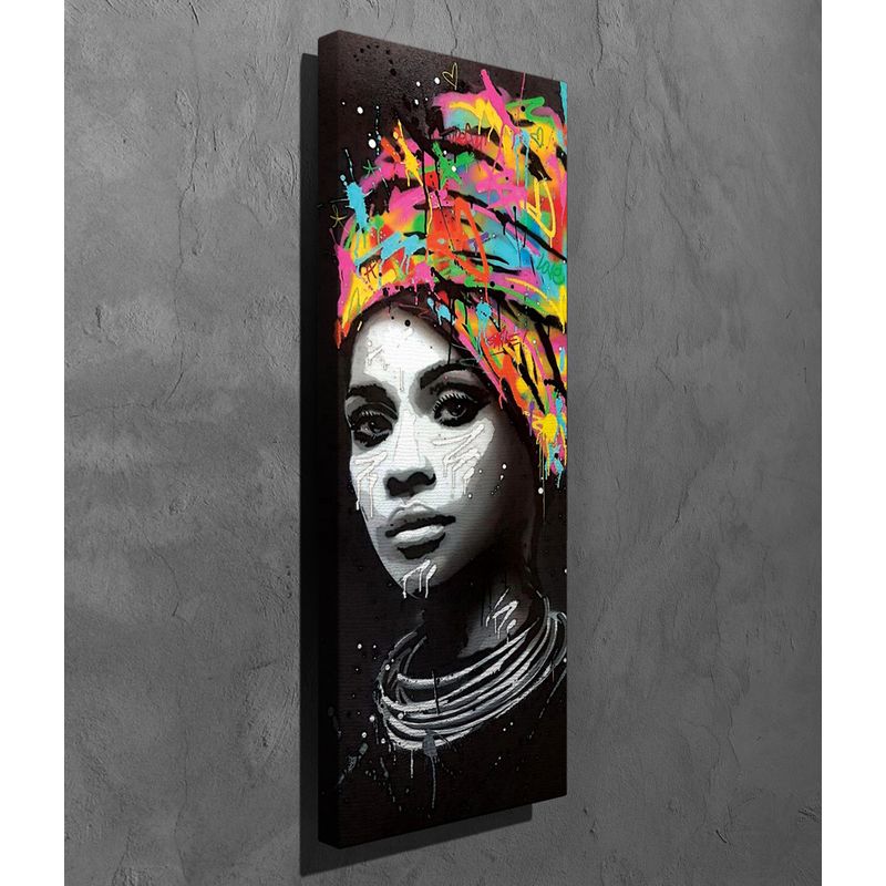 Casa si Gradina - Decoratiuni - Tablouri - Tablou canvas decorativ, Wallxpert, 100% panza, multicolor, 30x80 cm, rama lemn - Infinity.ro
