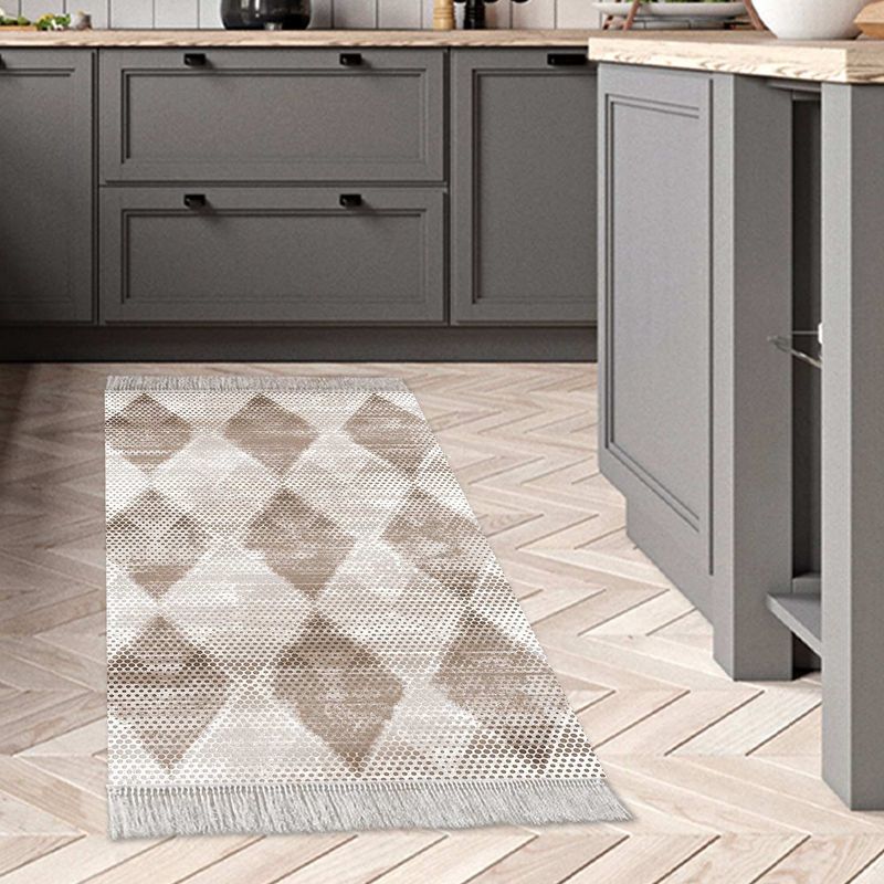 Casa si Gradina - Textile si covoare - Covoare - Covorase intrare - Covoras de intrare, Conceptum Hypnose, maro, 80x120 cm, 100% poliester, antiderapant, lavabil la masina, 955ANR3220 - Infinity.ro